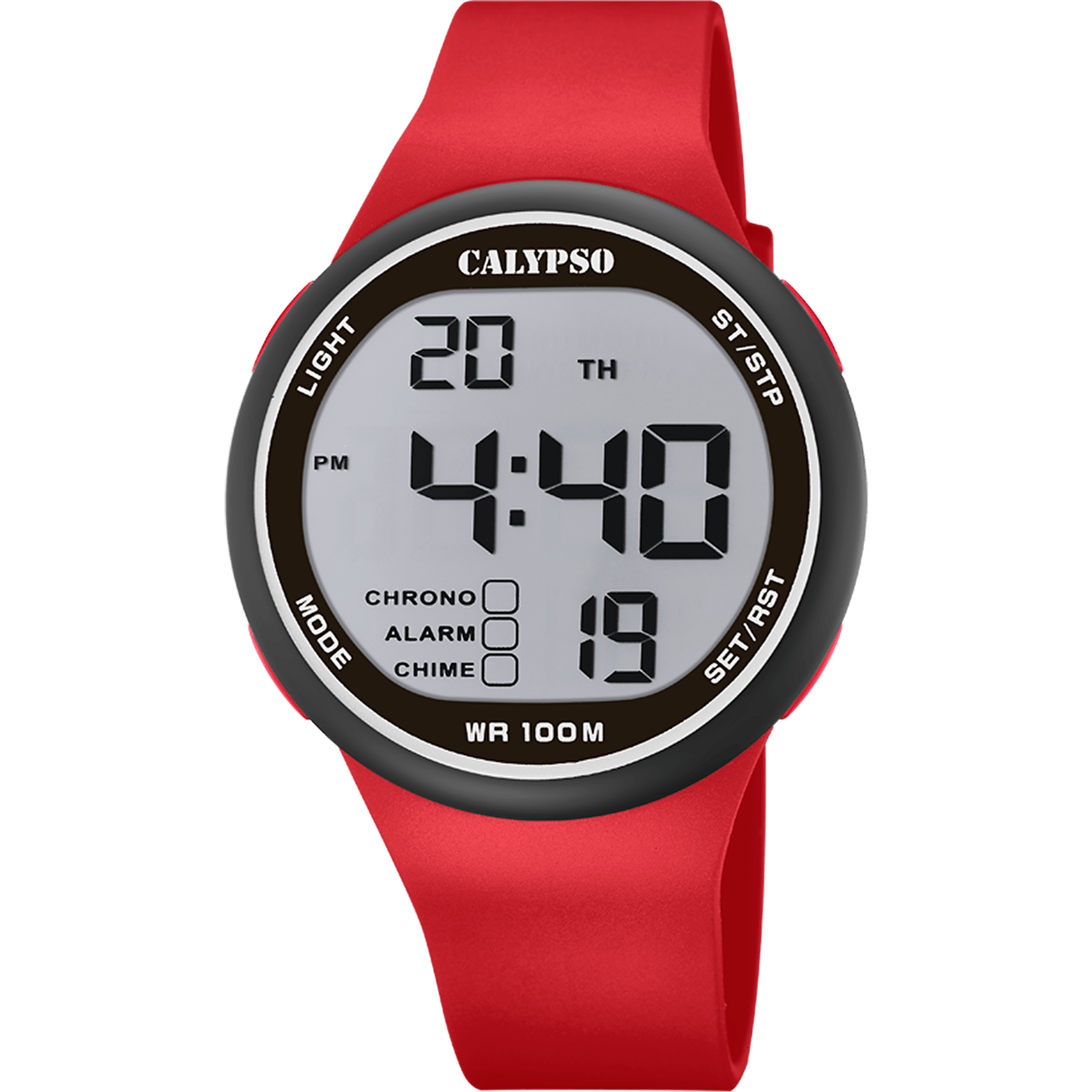 Calypso Watch K5795/6 Black, Rubber Strap, Men