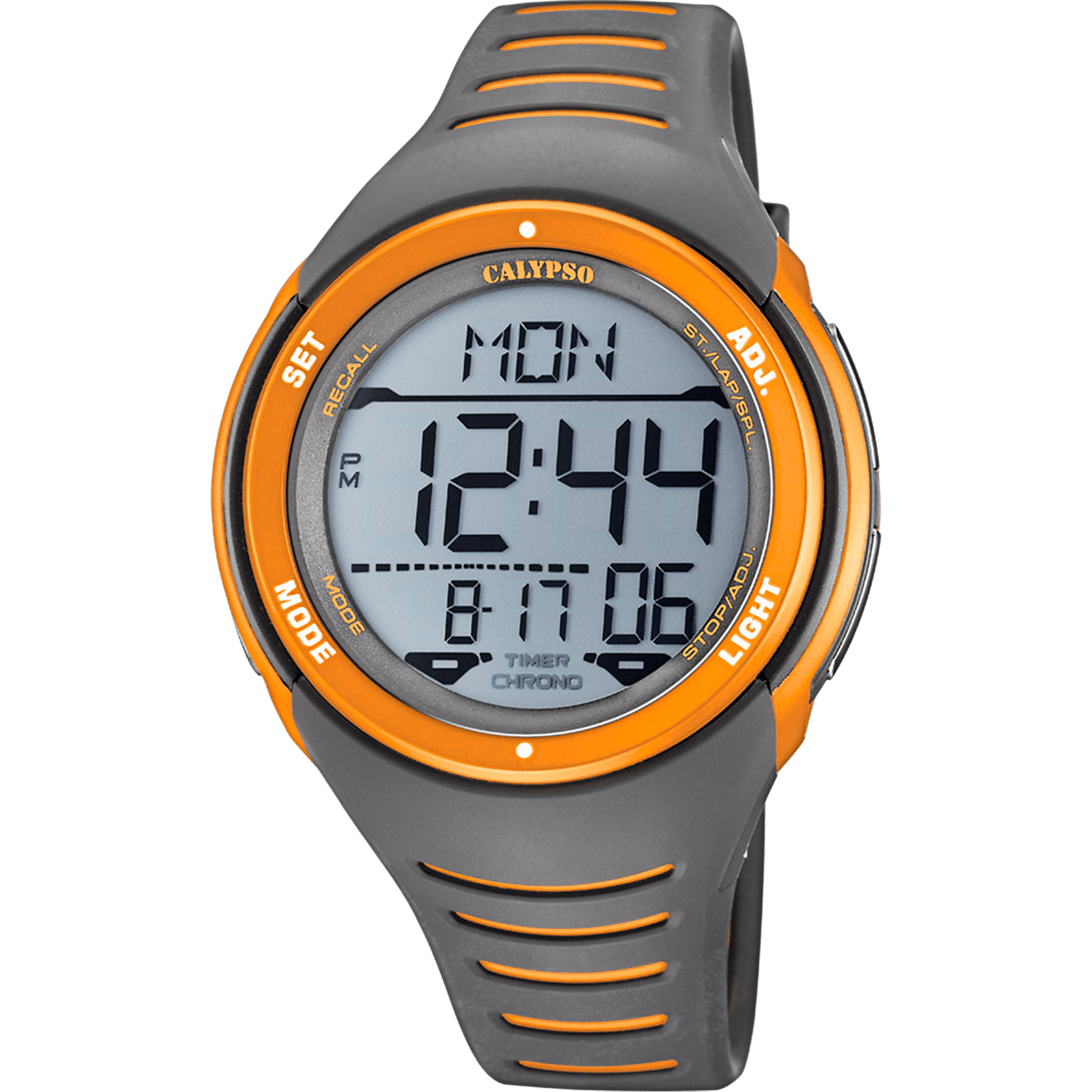 Calypso Watch K5807/2 Rubber Strap, Men