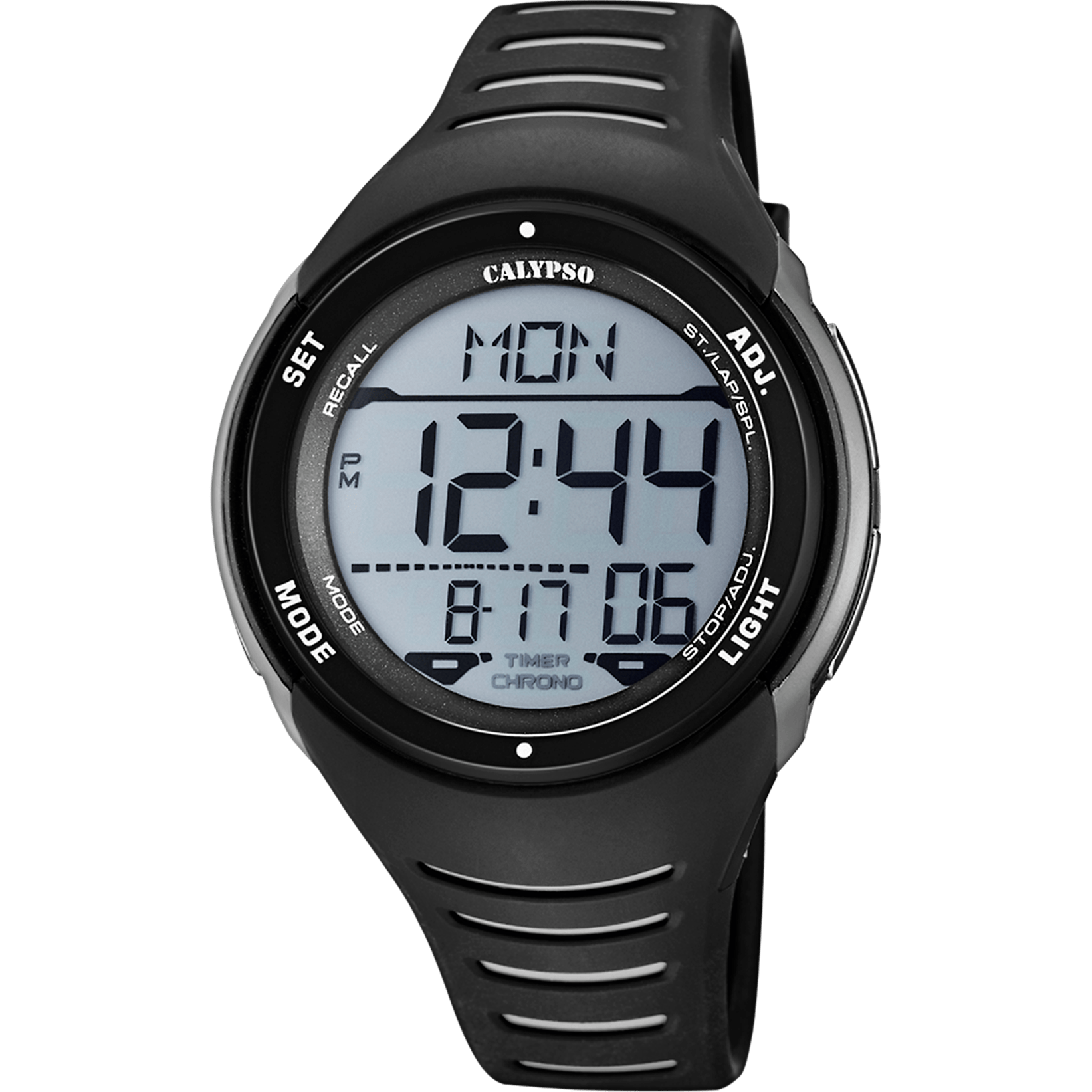 Calypso Watch K5807/6 Rubber Strap, Men