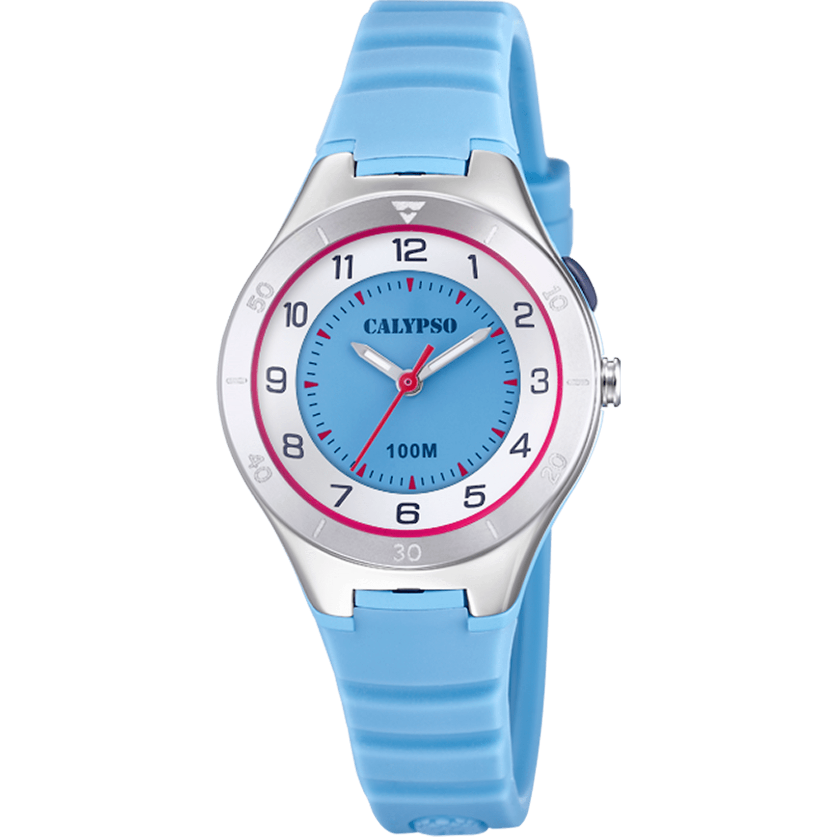 Calypso Watch K5800/1 White, Rubber Strap, Women
