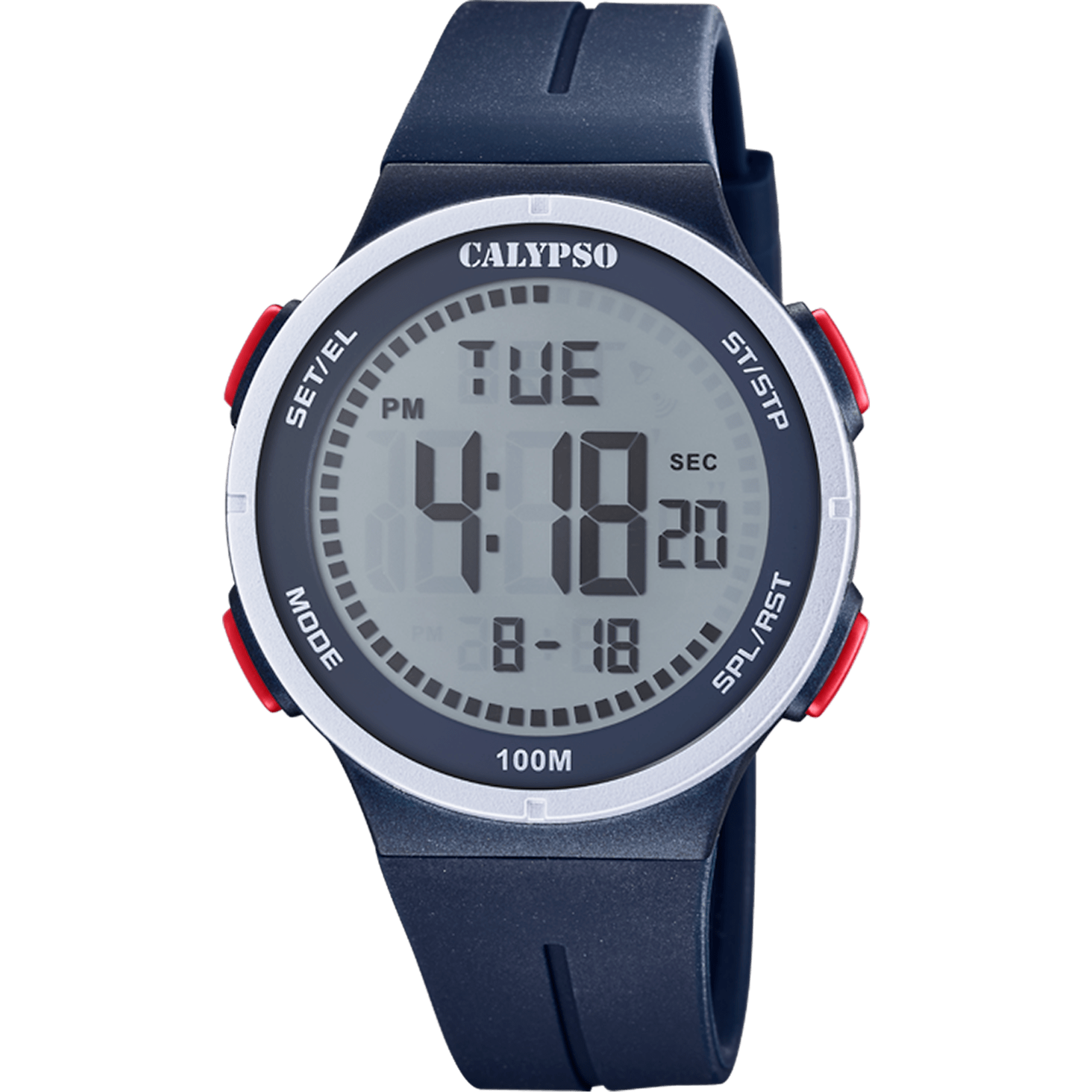 Calypso Watch K5803/3 Rubber Strap, Men