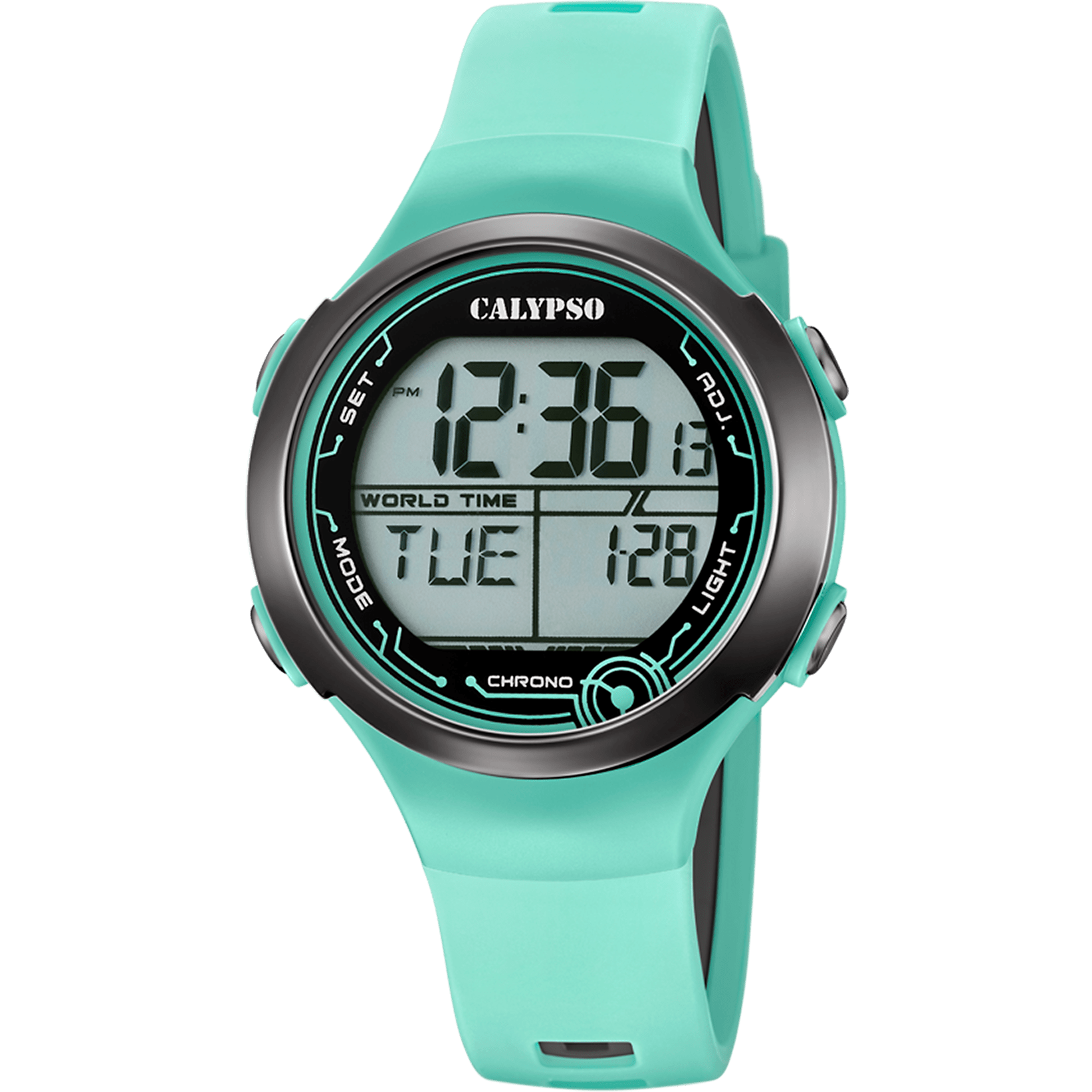 Montre Calypso K5799/4 Noir, Bracelet Caoutchouc, Femme