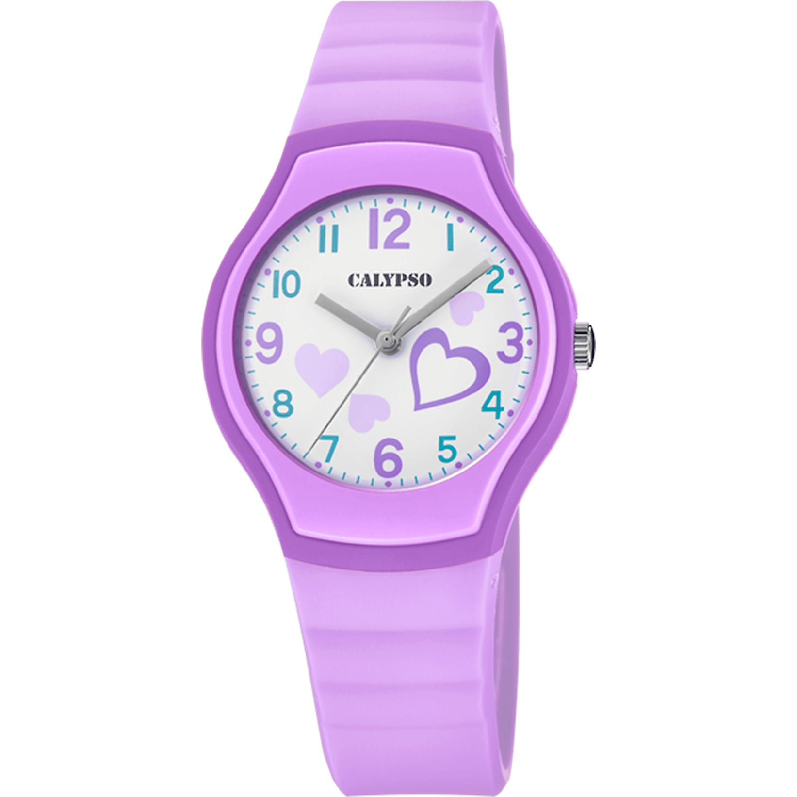 Calypso Watch K5806/3 White, Rubber Strap, Women