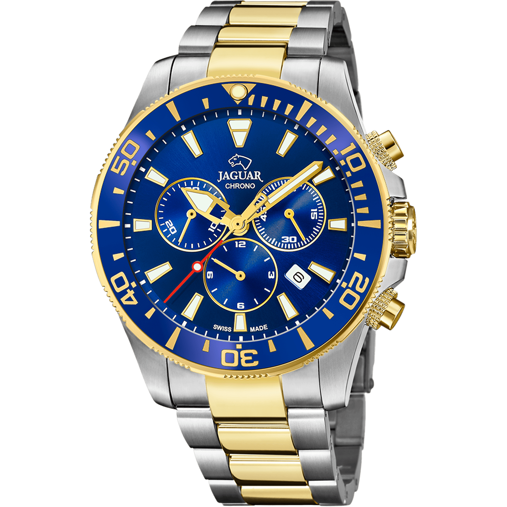 Montre Jaguar Executive J862/1 Bleu, Bracelet Acier, Homme