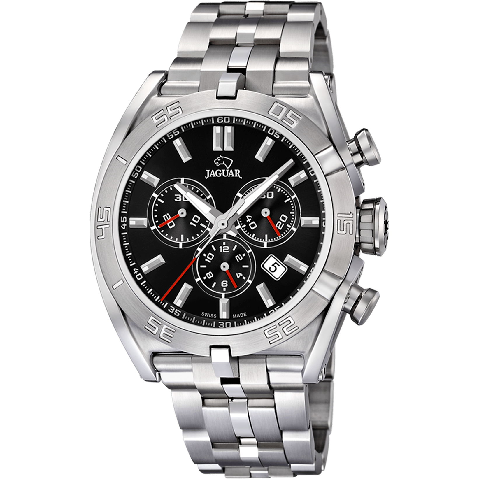 Montre Jaguar Executive J852/4 Noir, Bracelet Acier, Homme