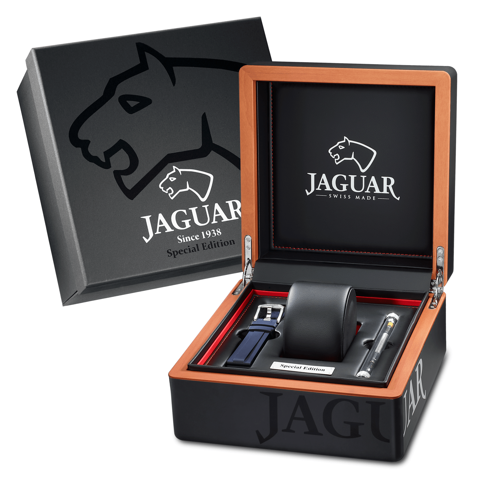 Montre Jaguar special-edition-homme-jaguar J689/1 Noir, Bracelet Caoutchouc, Homme – image 2