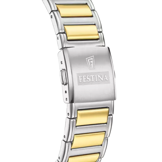 Montre Festina On the Square F20637/1 Bleu, Bracelet Acier, Homme – image 2