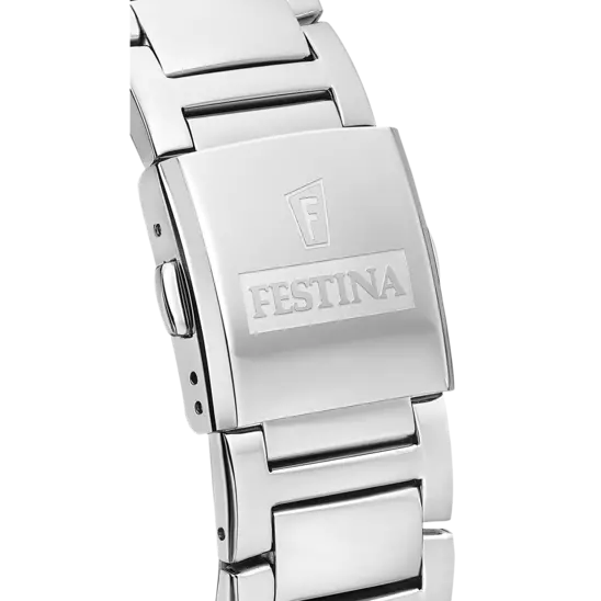 Festina On the Square Watch F20652/1 Blue, Steel Strap, Men – image 2