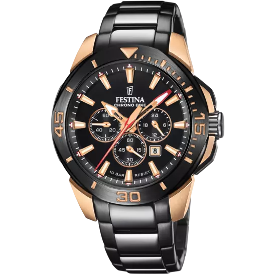 Festina Special Edition Watch F20645/1 Black, Steel Strap, Men