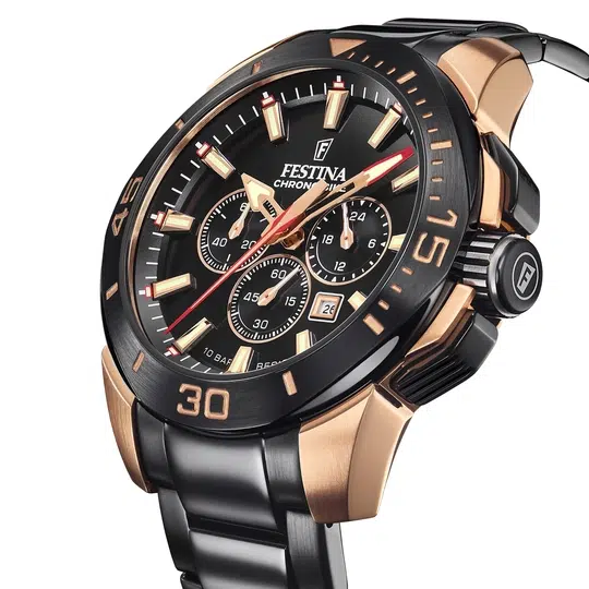 Festina Special Edition Watch F20645/1 Black, Steel Strap, Men – image 3