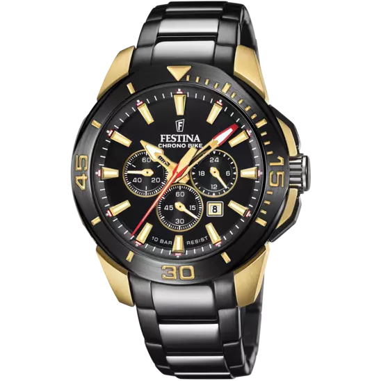 Festina Special Edition Watch F20644/1 Black, Steel Strap, Men