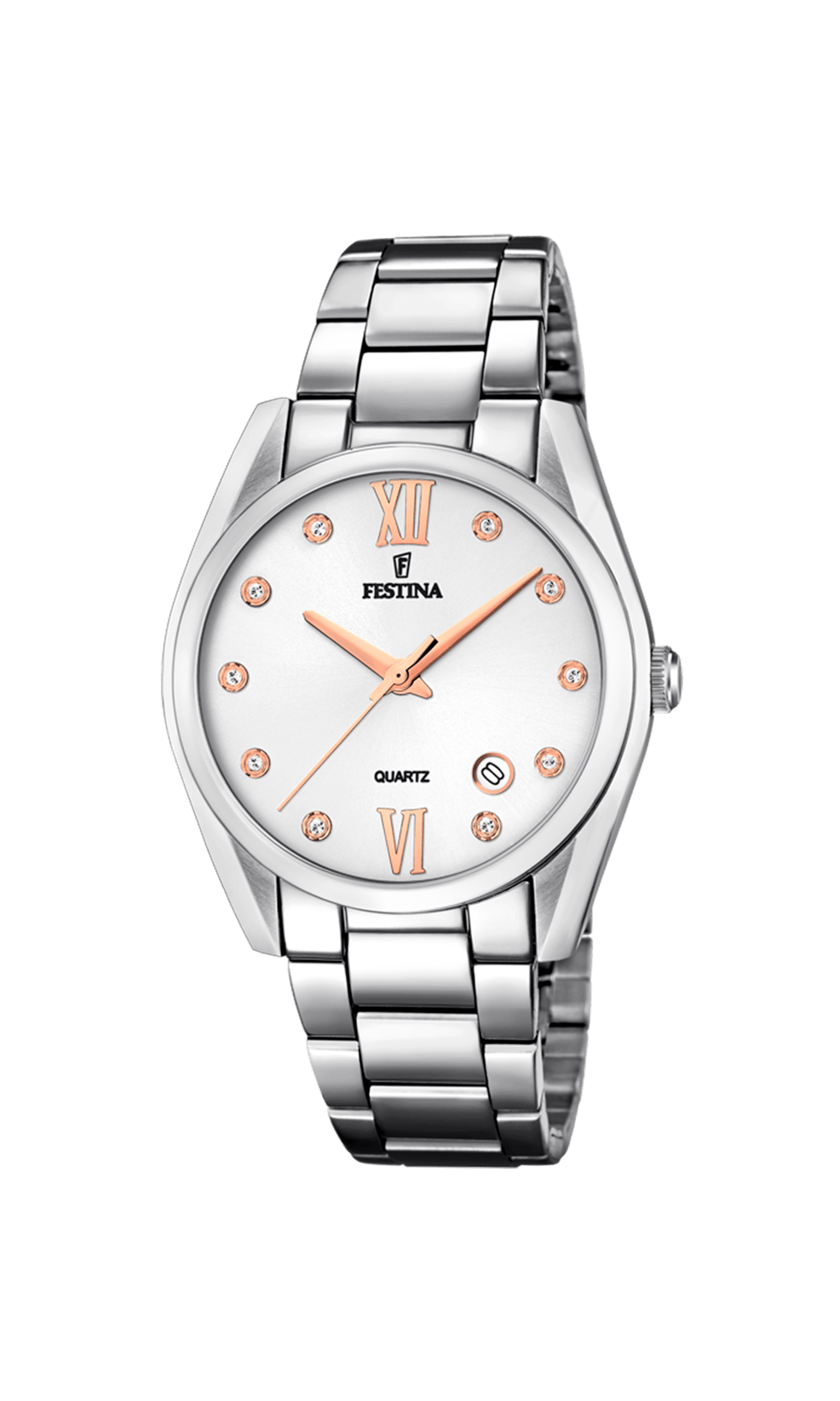 Festina classique-femme-festina Watch F16790/A Grey, Steel Strap, Women – image 4