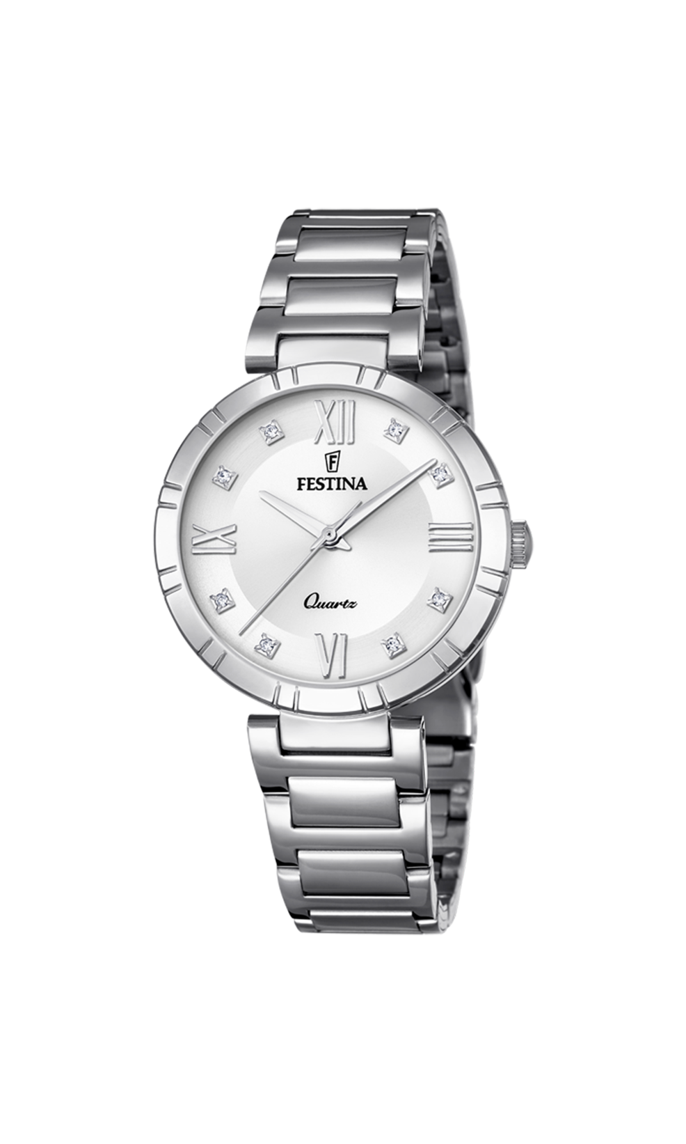 Festina classique-femme-festina Watch F16936/A Grey, Steel Strap, Women – image 4