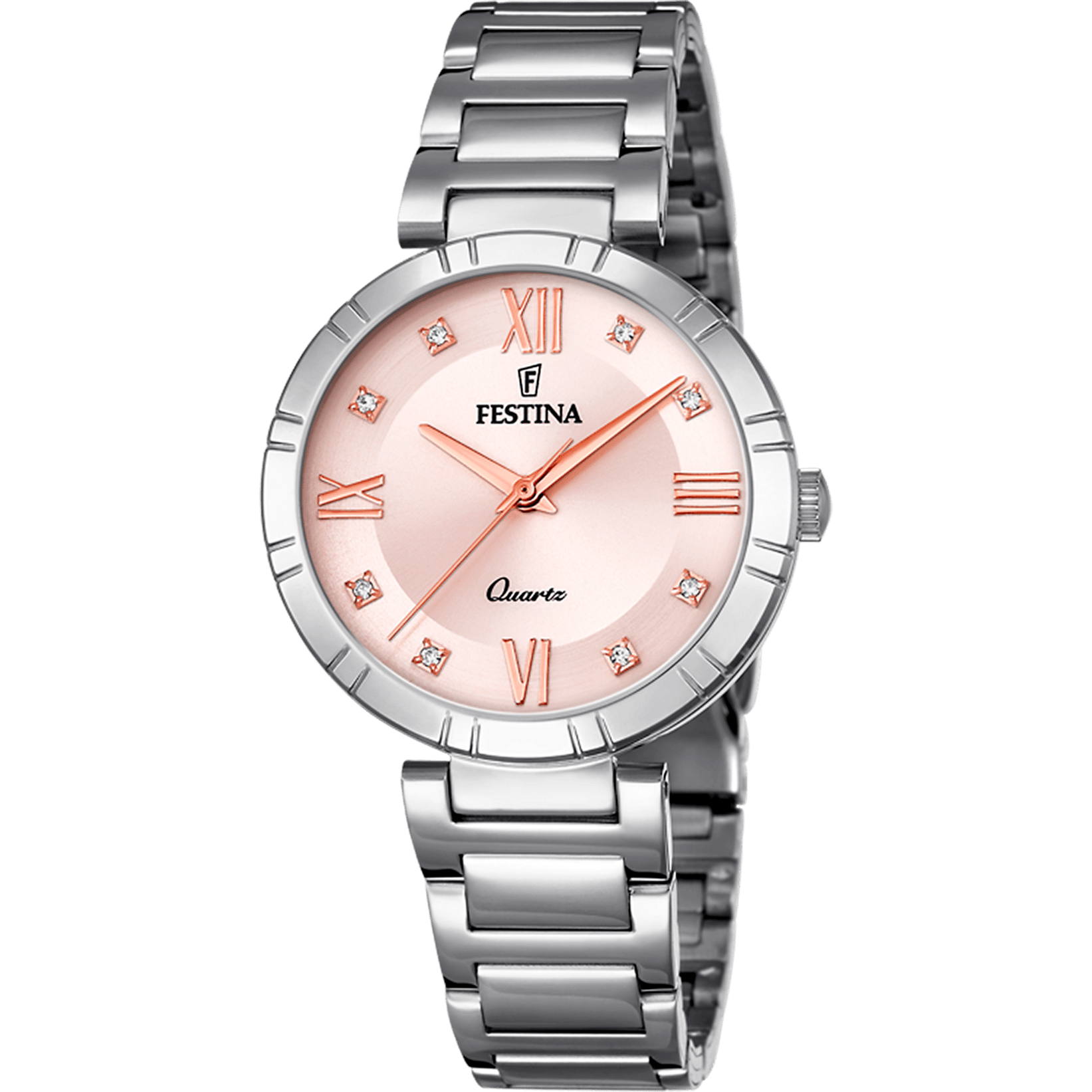 Festina classique-femme-festina Watch F16936/C Pink, Steel Strap, Women