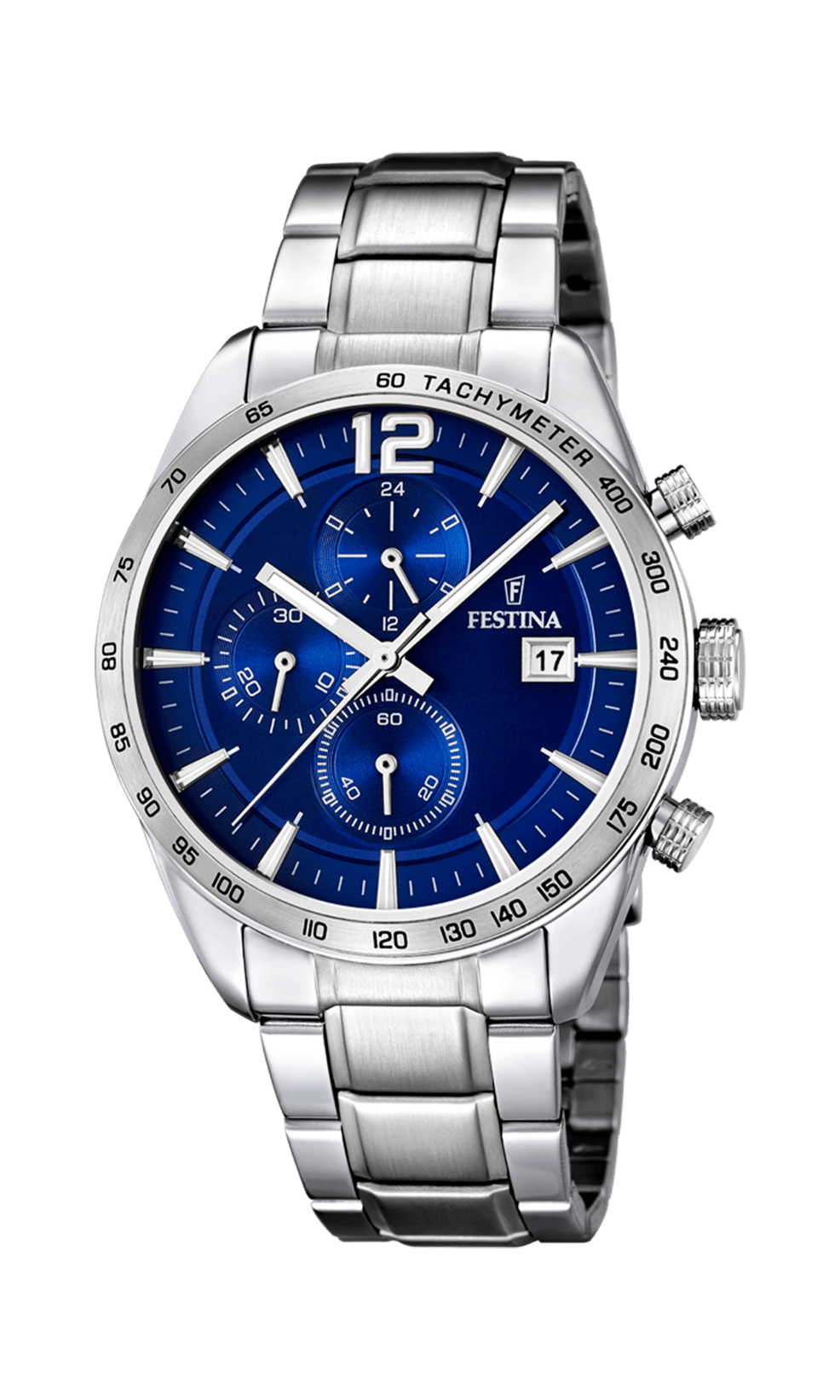 Montre Festina Classic F16759/3 Bleu, Bracelet Acier, Homme – image 2