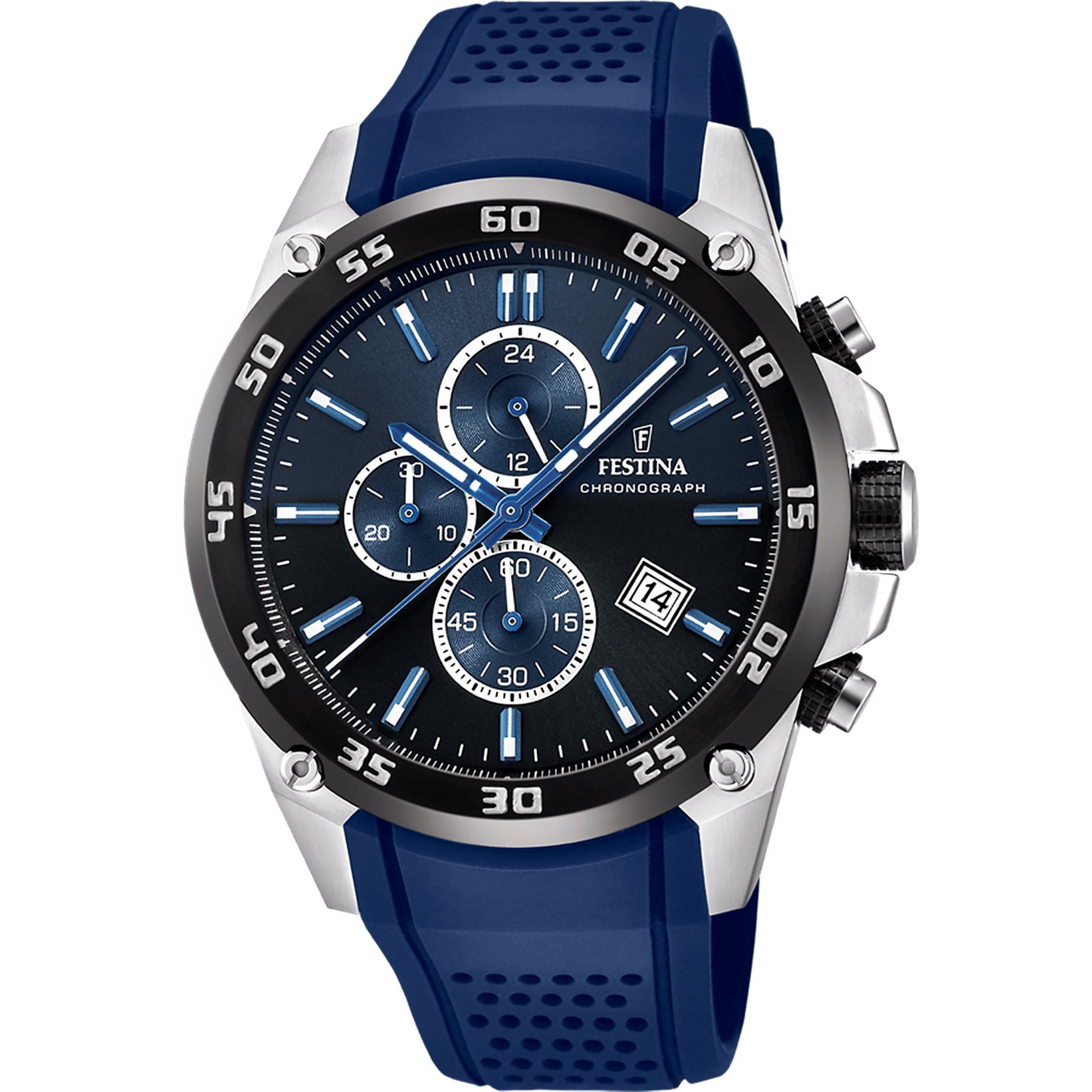 Festina The Originals Watch F20330/A Blue, Rubber Strap, Men