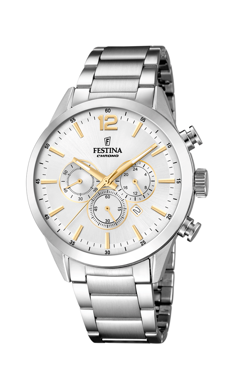Montre Festina Timeless F20343/1 Gris, Bracelet Acier, Homme – image 4