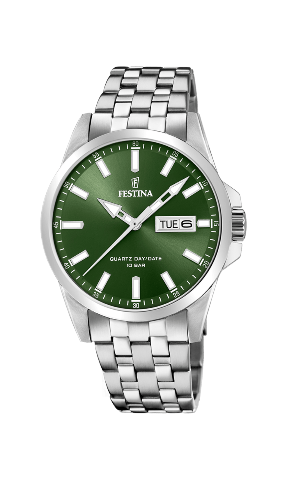 Montre Festina Classic F20357/5 Vert, Bracelet Acier, Homme – image 3