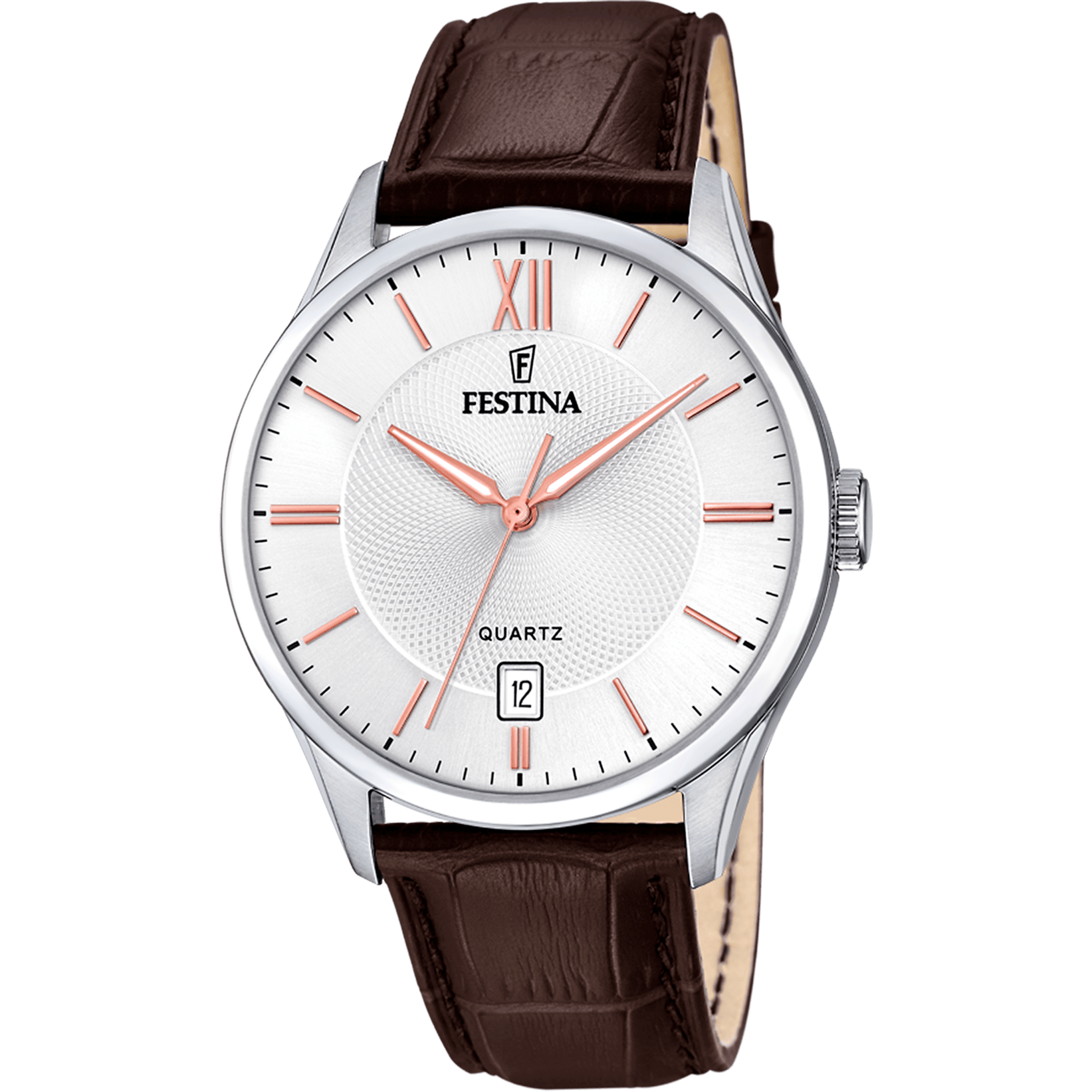 Festina Classic Watch F20426/4 White, Leather Strap, Men