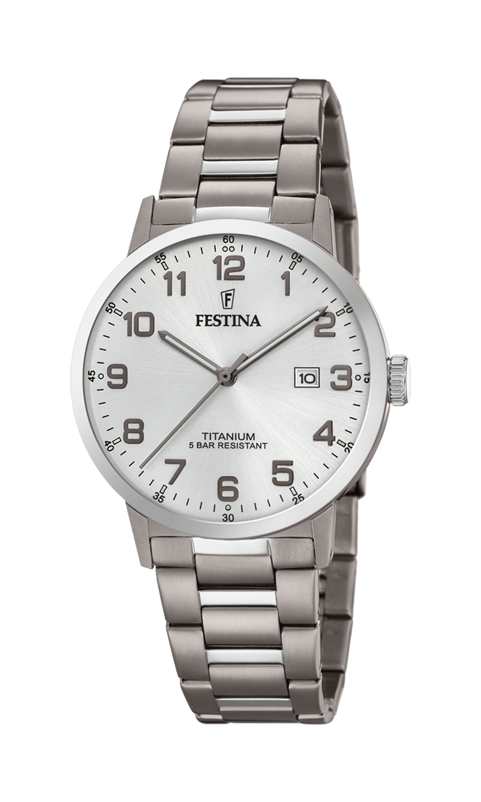 Festina Titanium Watch F20435/1 Silver, Steel Strap, Men – image 2