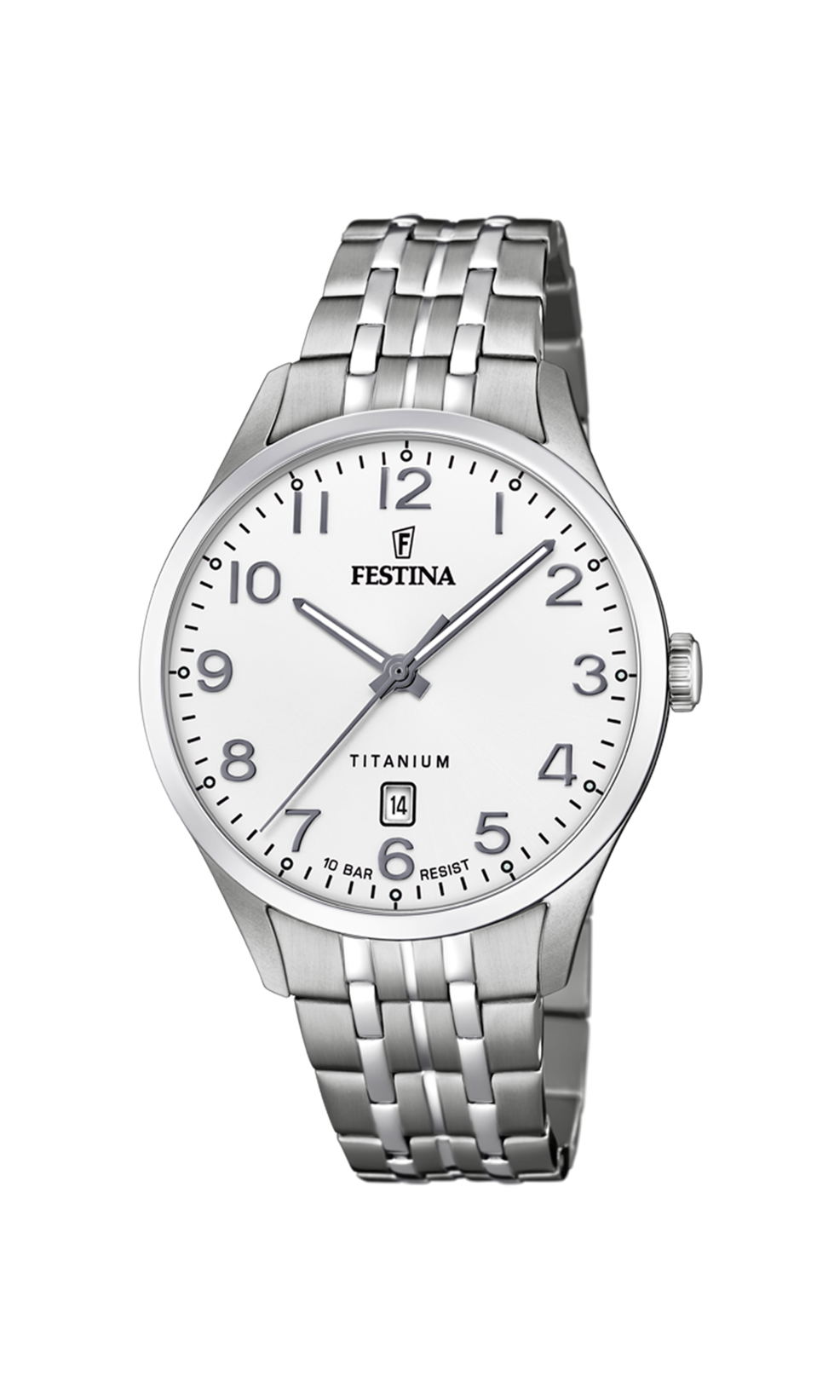 Festina Titanium Watch F20466/1 White, Titanium Strap, Men – image 3