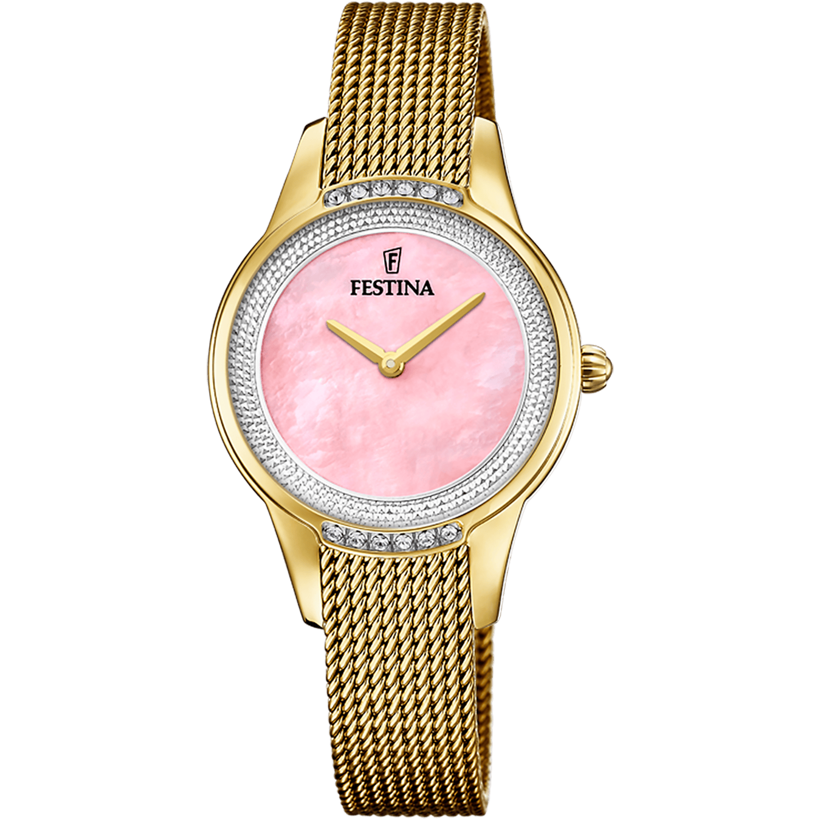 Festina Mademoiselle Watch F20495/2 Pink, Steel Strap, Women