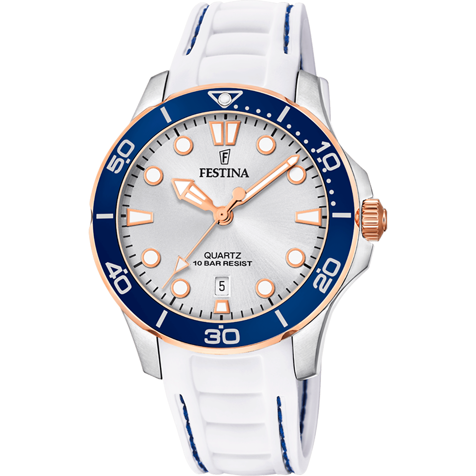 Montre Festina Boyfriend F20502/1 Bracelet Caoutchouc, Femme
