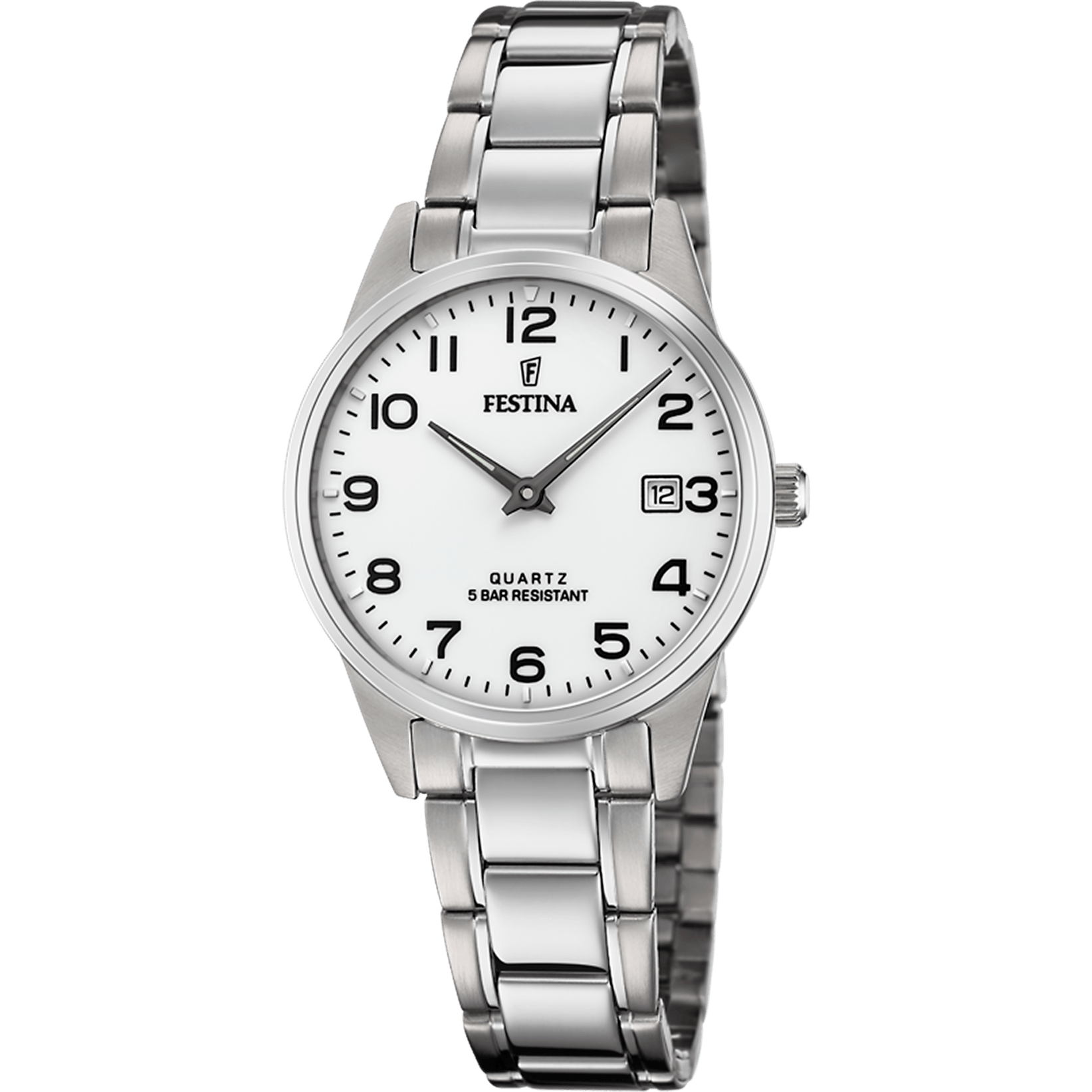 Festina classique-femme-festina Watch F20509/1 White, Steel Strap, Women