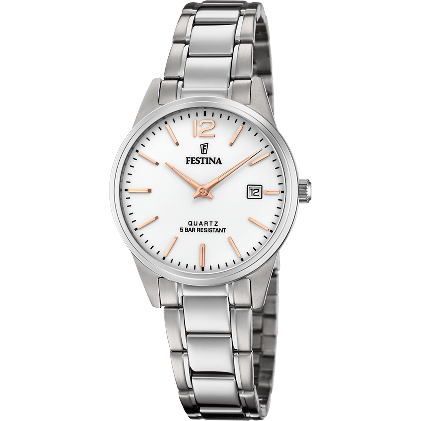 Festina classique-femme-festina Watch F20509/2 Silver, Steel Strap, Women