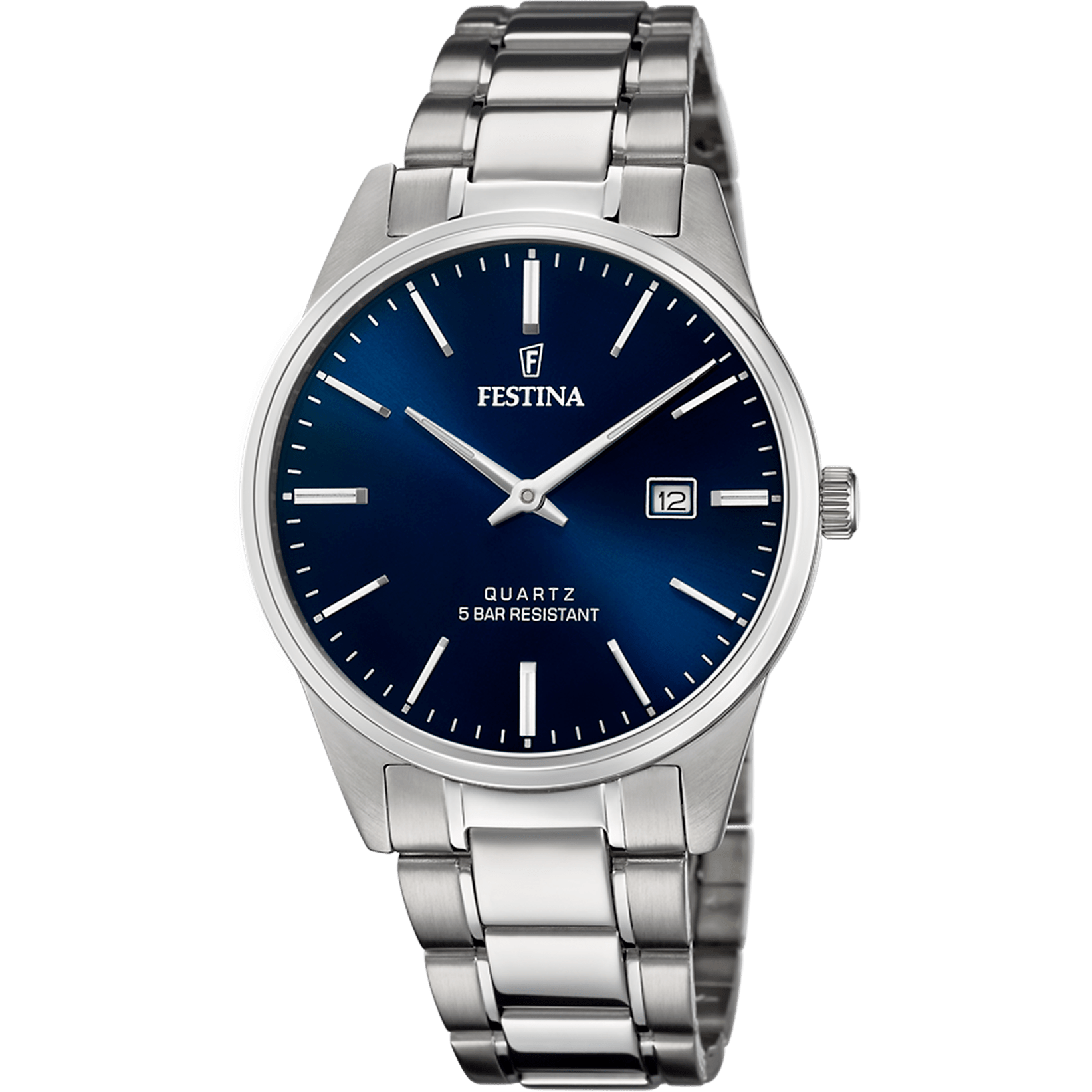 Festina Classic Watch F20511/3 Blue, Steel Strap, Men