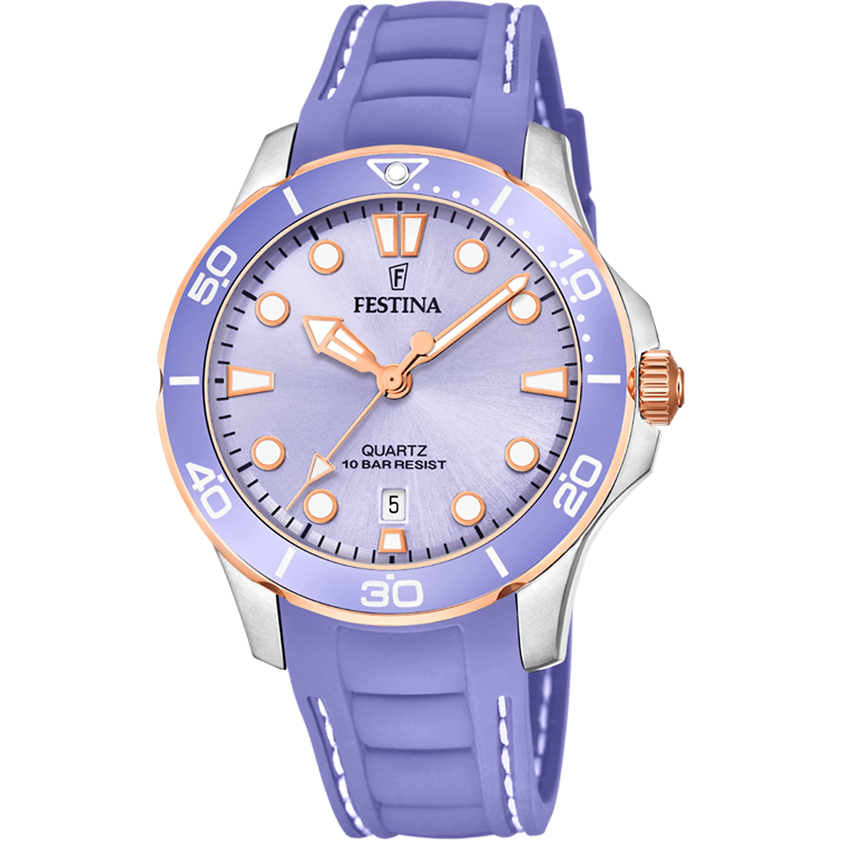 Montre Festina Boyfriend F20502/4 Bracelet Caoutchouc, Femme