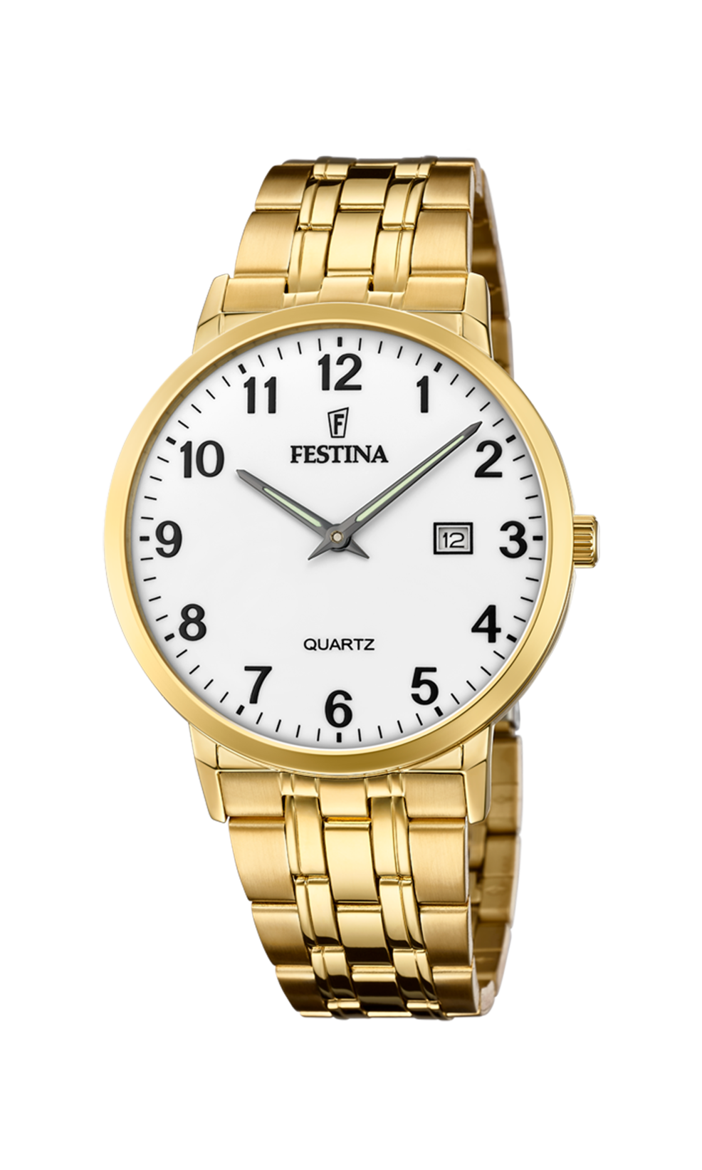 Montre Festina Classic F20513/1 Blanc, Bracelet Acier, Homme – image 3