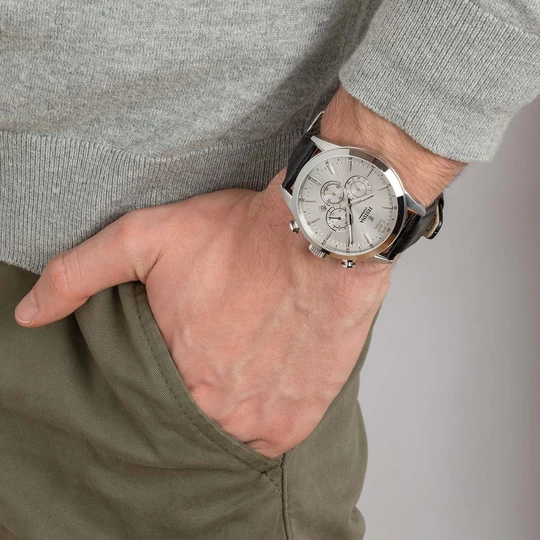 Montre Festina Timeless F20542/1 Gris, Bracelet Cuir, Homme – image 4