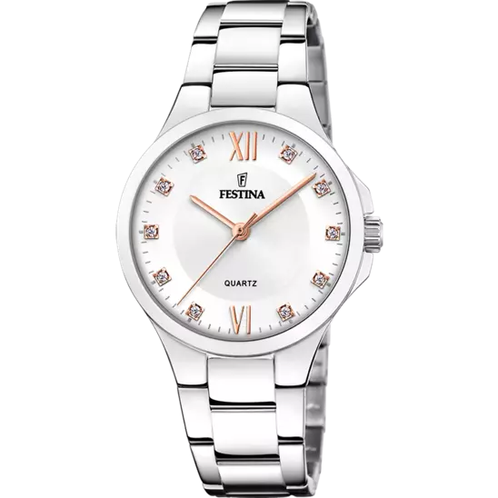 Montre Festina Madmoiselle F20582/1 Gris, Bracelet Acier, Femme