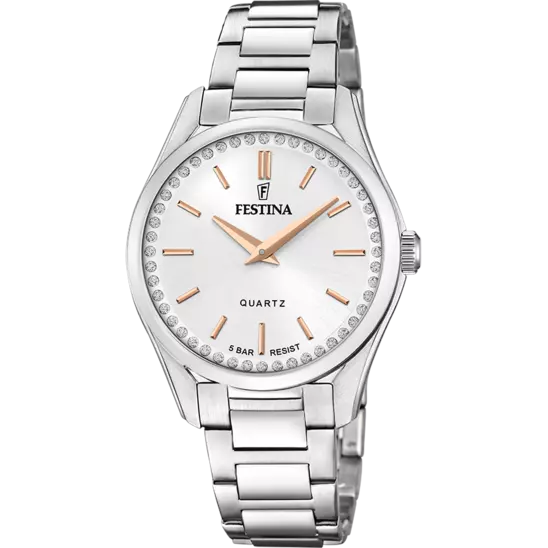 Montre Festina Madmoiselle F20583/1 Gris, Bracelet Acier, Femme