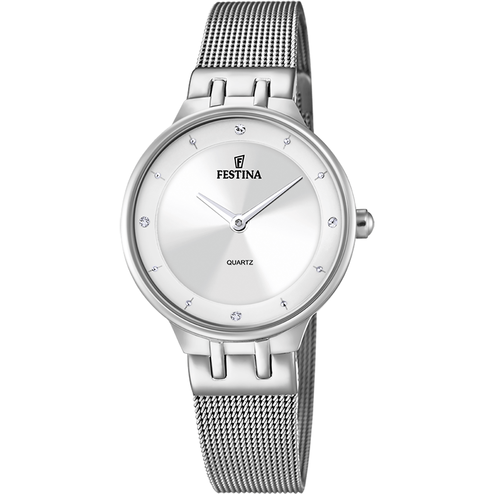 Montre Festina Madmoiselle F20597/1 Gris, Bracelet Acier, Femme