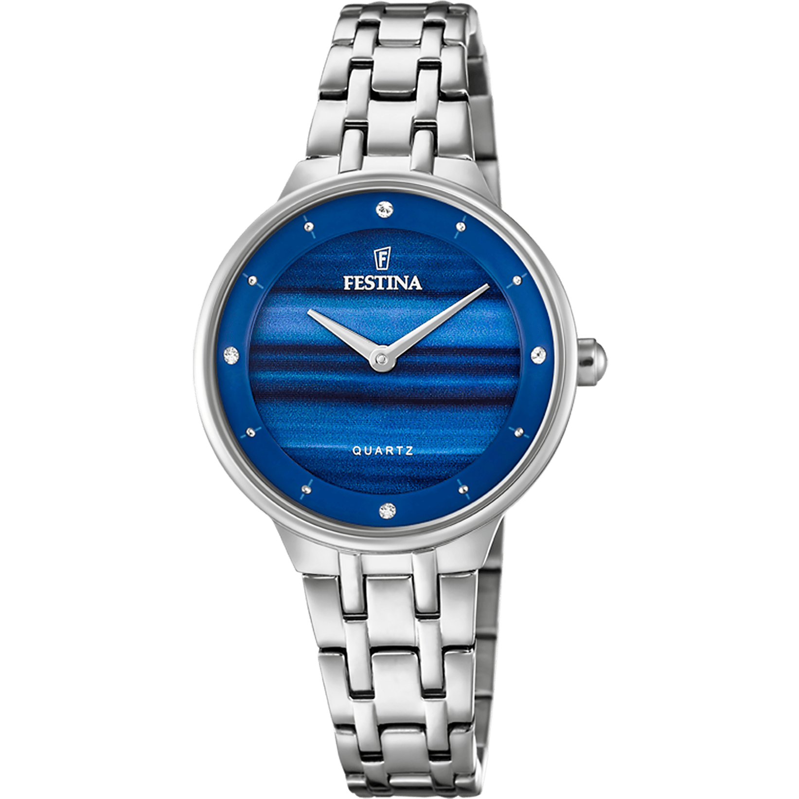Montre Festina Madmoiselle F20600/A Bleu, Bracelet Acier, Femme