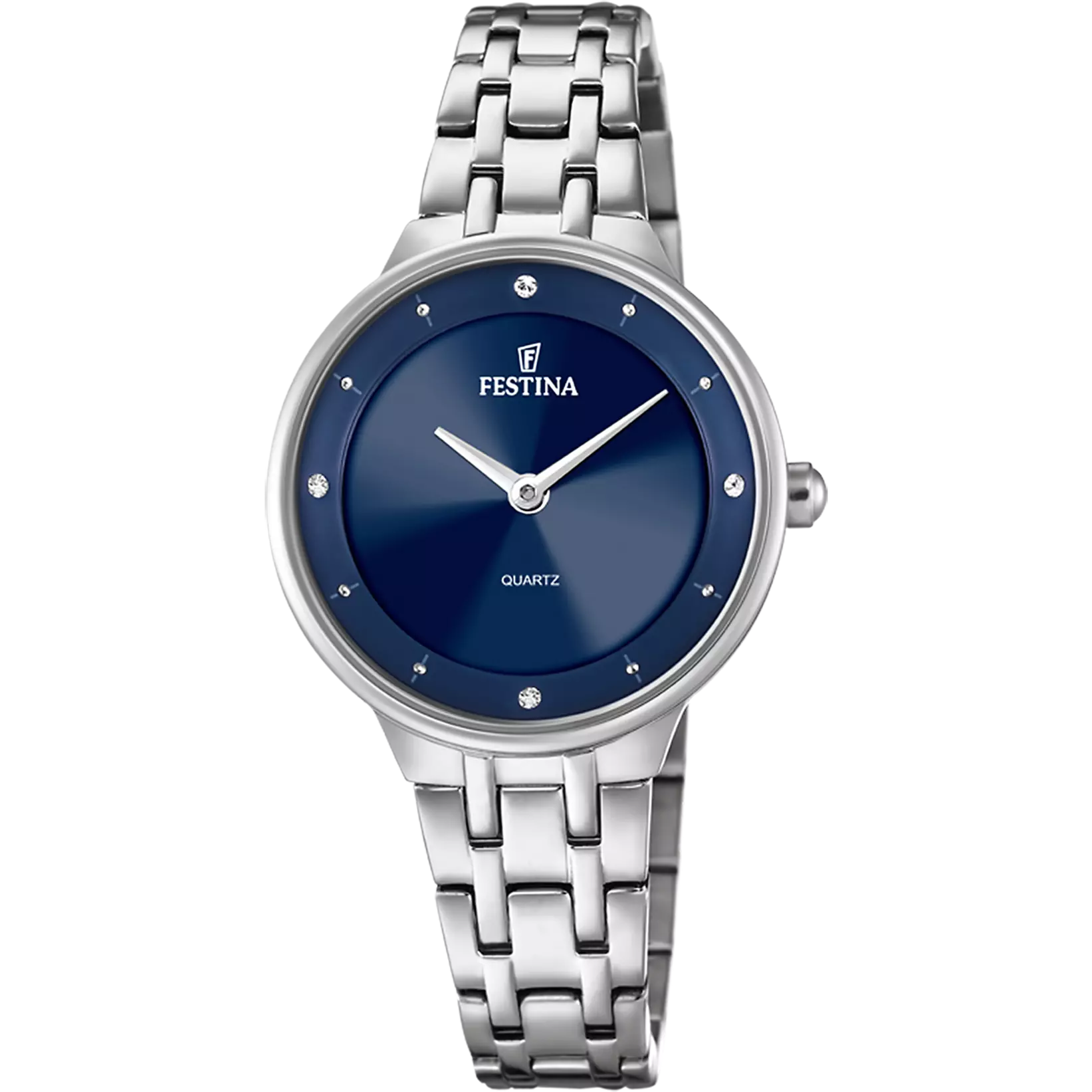 Montre Festina Madmoiselle F20600/3 Bleu, Bracelet Acier, Femme