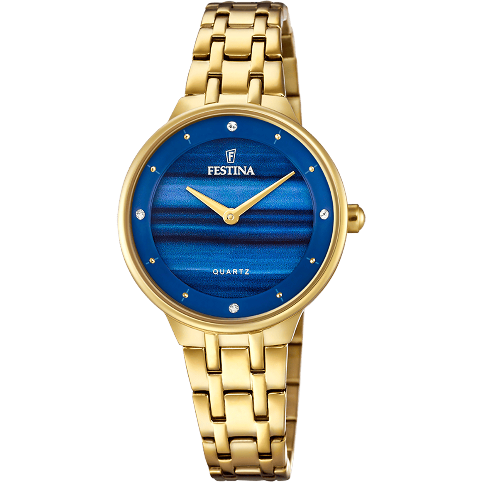 Montre Festina Madmoiselle F20601/A Bleu, Bracelet Acier, Femme