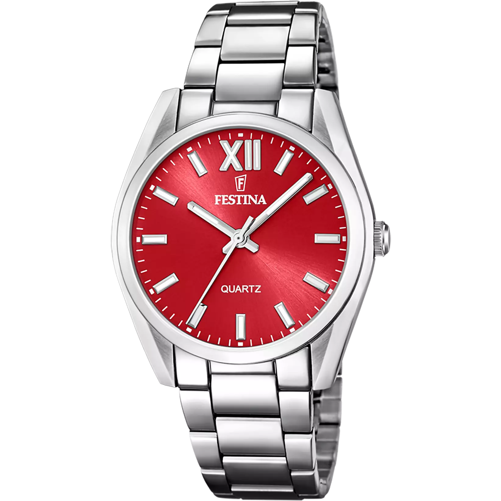 Festina Boyfriend Watch F20622/B Red, Steel Strap, Women