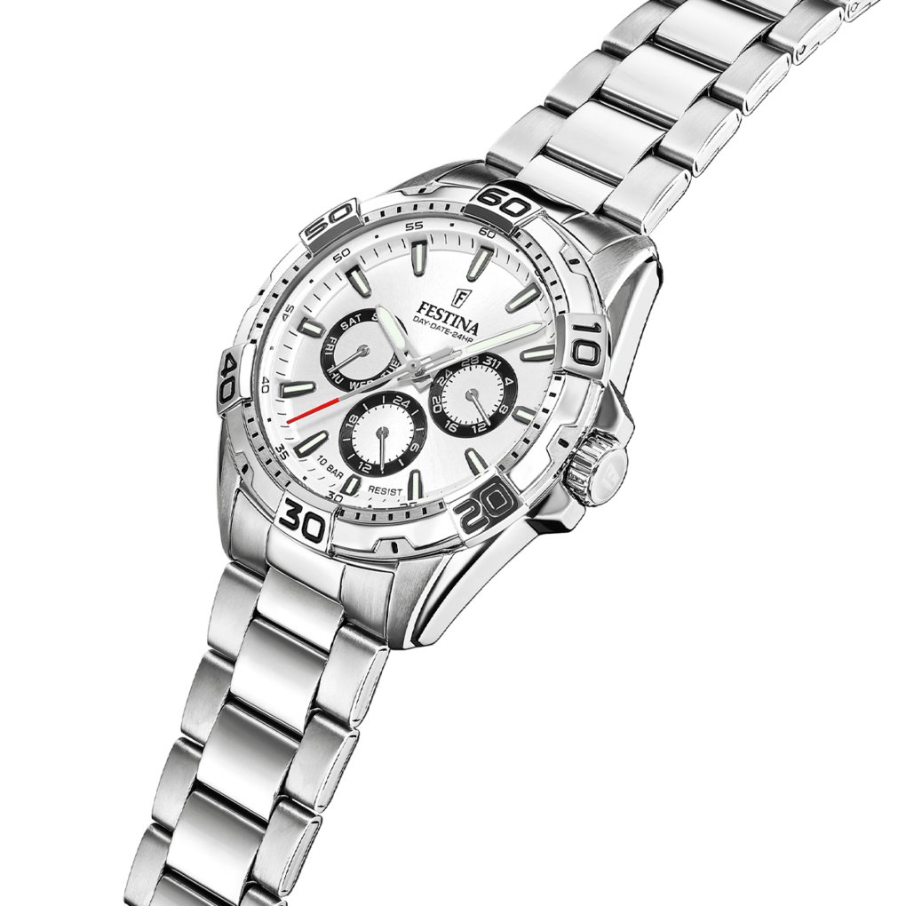 Festina Multifunction Watch F20623/1 White, Steel Strap, Men – image 6