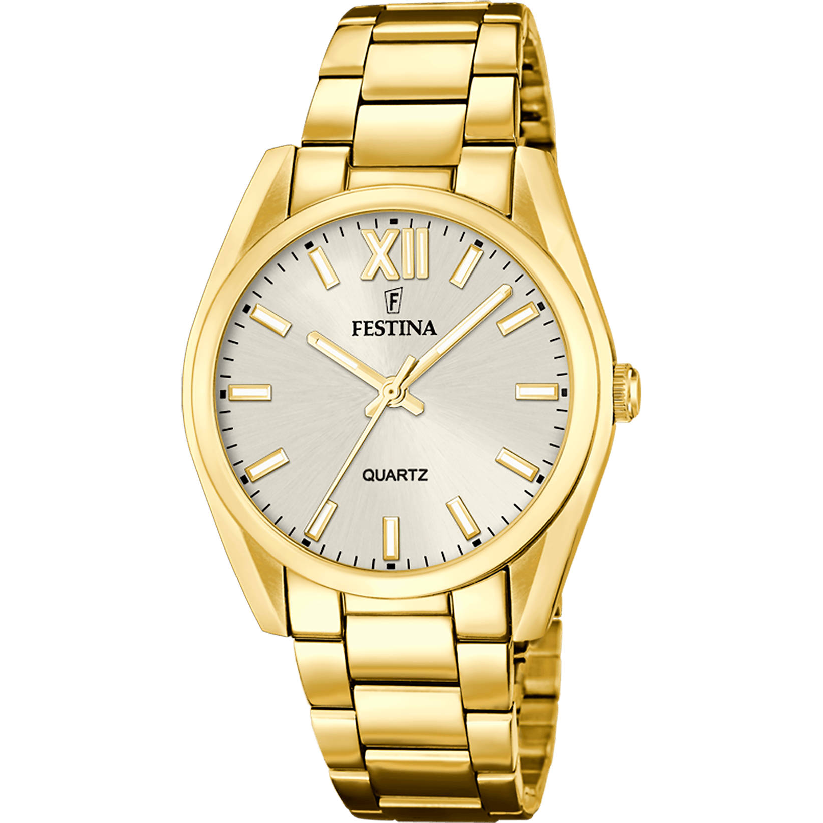 Montre Festina Boyfriend F20640/1 Champagne, Bracelet Acier, Femme