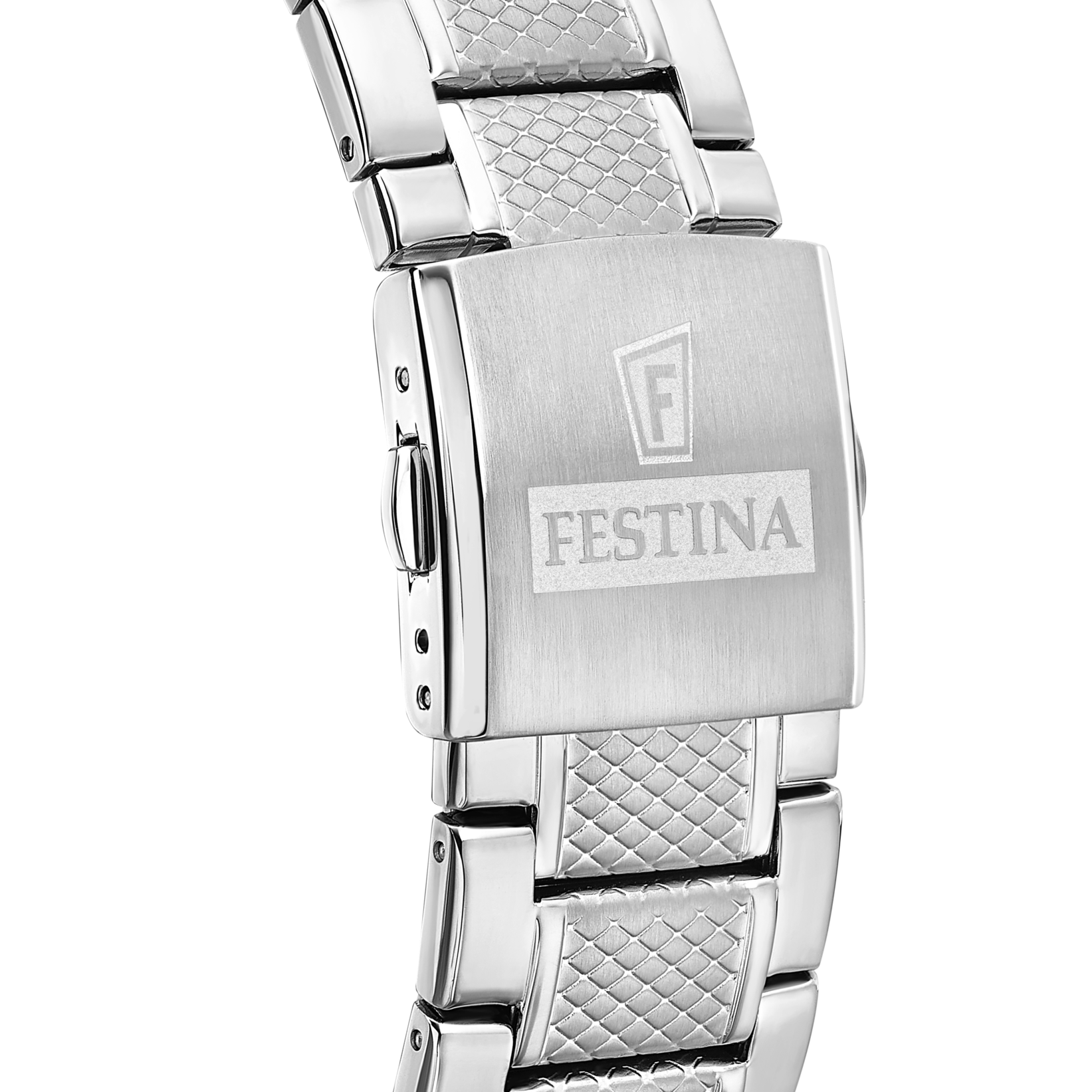 Montre Festina Timeless F20668/1 Blanc, Bracelet Acier, Homme – image 4