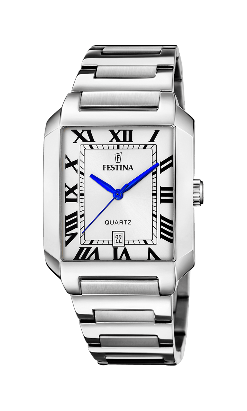 Montre Festina On the Square F20677/1 Gris, Bracelet Acier, Homme – image 3