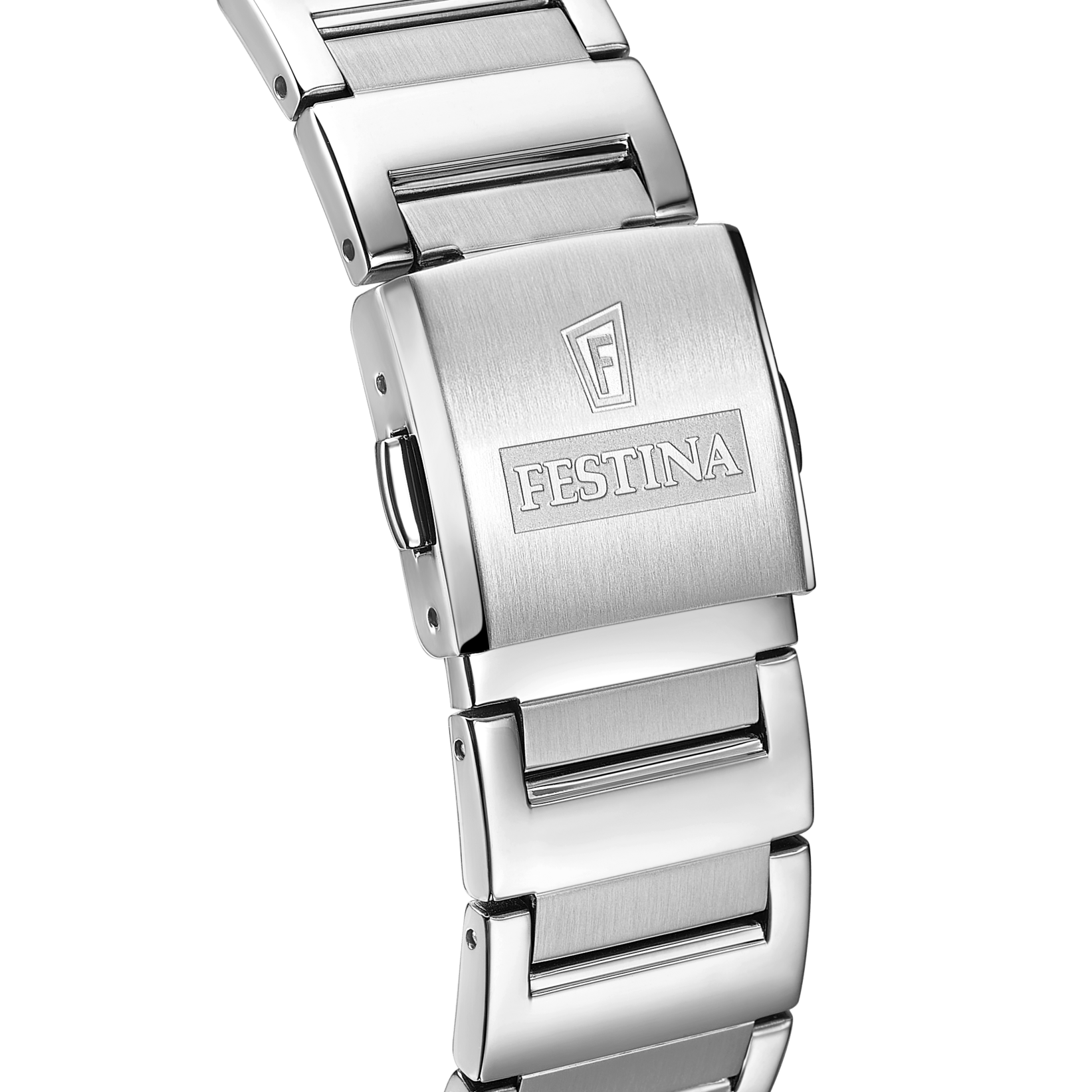 Montre Festina On the Square F20677/1 Gris, Bracelet Acier, Homme – image 4
