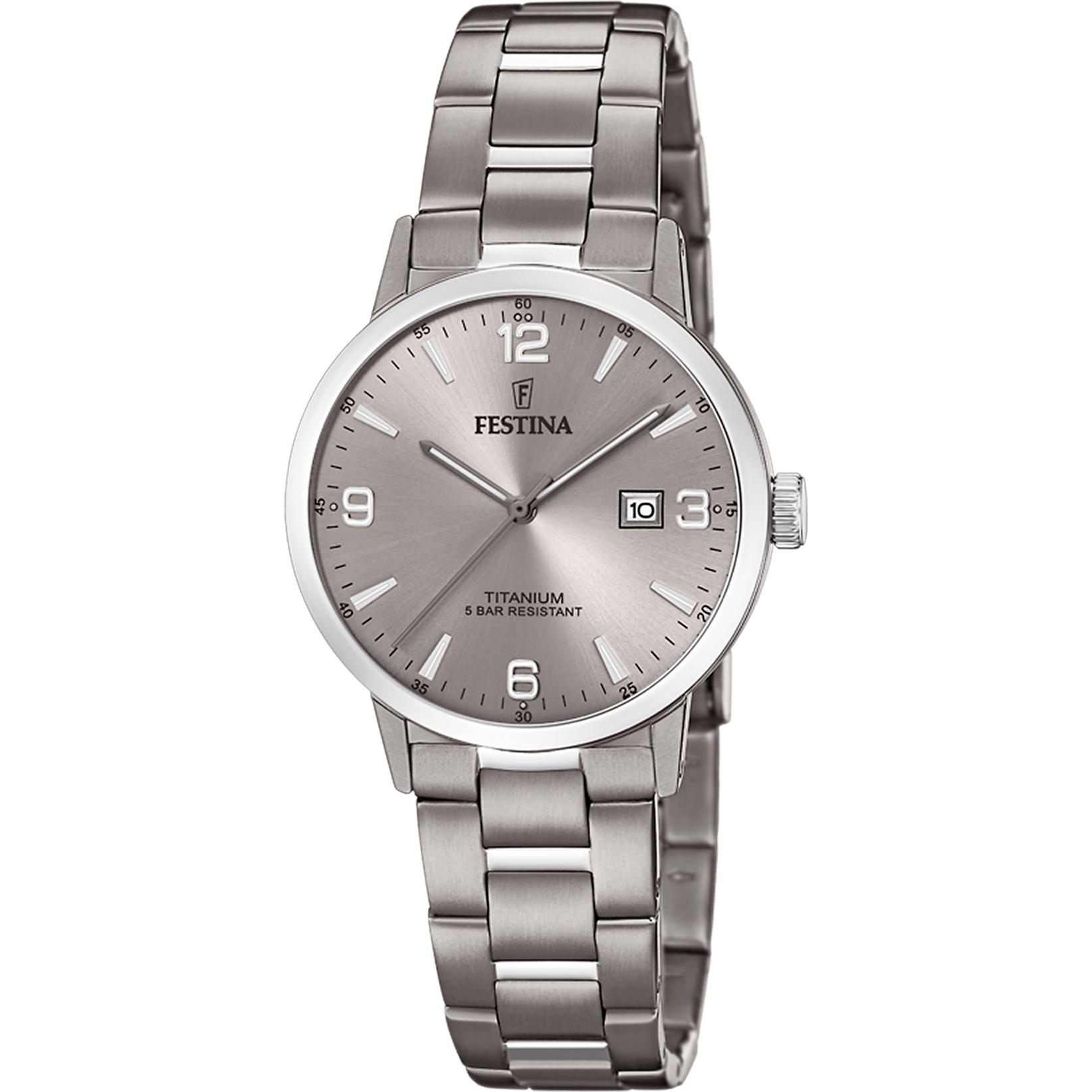 Festina titanium-femme-festina Watch F20436/2 Silver, Leather Strap, Women