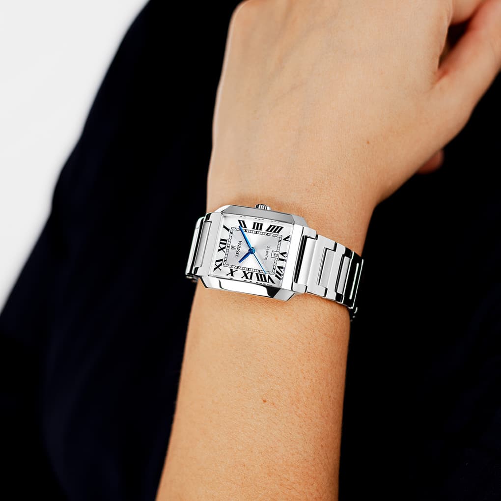 Festina on-the-square-femme-festina Watch F20679/1 Grey, Steel Strap, Women – image 5
