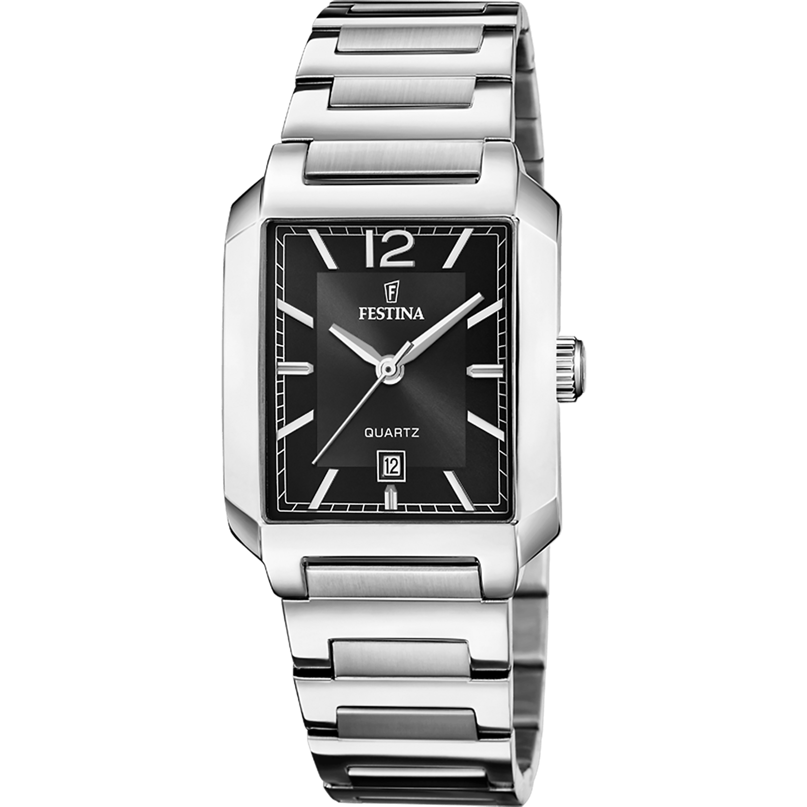 Festina on-the-square-femme-festina Watch F20679/4 Black, Steel Strap, Women