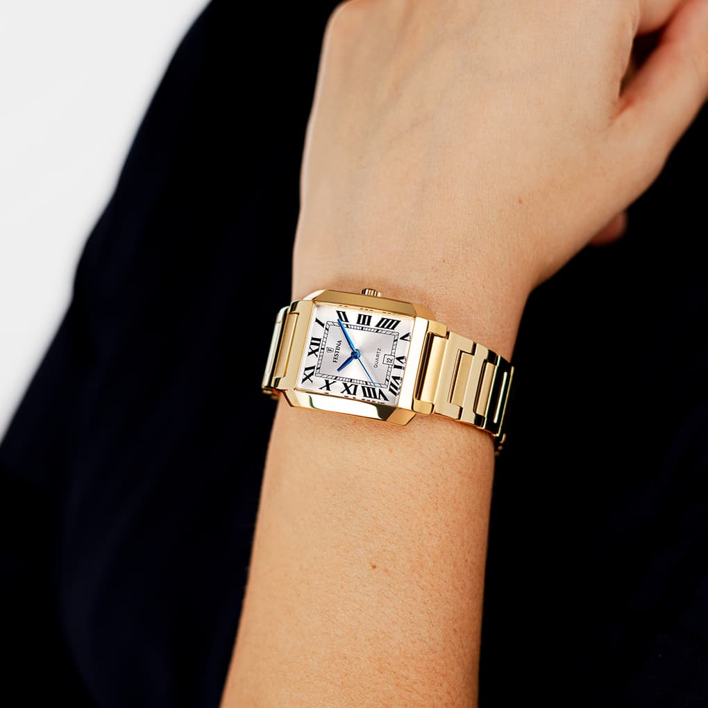 Montre Festina on-the-square-femme-festina F20680/1 Gris, Bracelet Acier, Femme – image 6