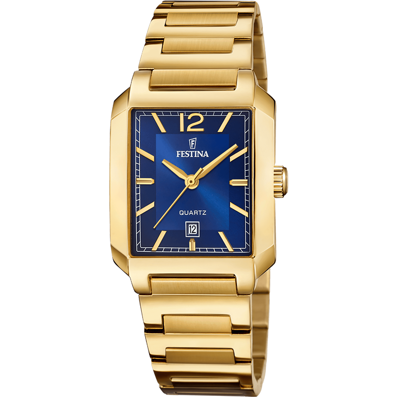 Montre Festina on-the-square-femme-festina F20680/3 Bleu, Bracelet Acier, Femme